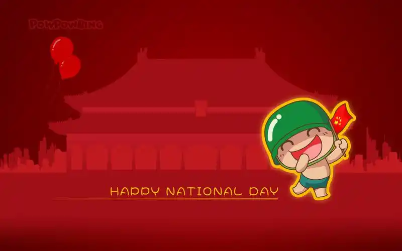 炮炮兵,国庆节,平铺,***,爱国,powpowbing,中国,天安门炮炮兵壁纸图片