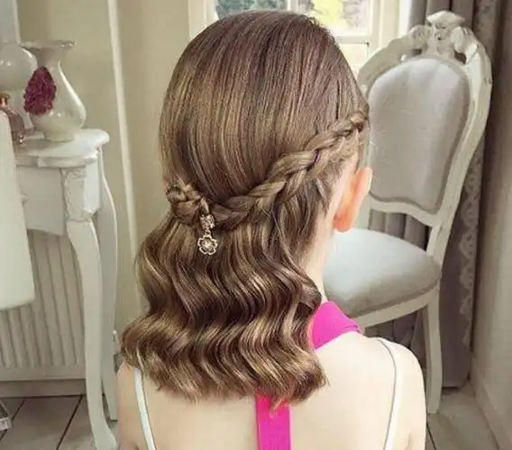 9岁儿童公主头扎法简单(20款小公主发型扎法)