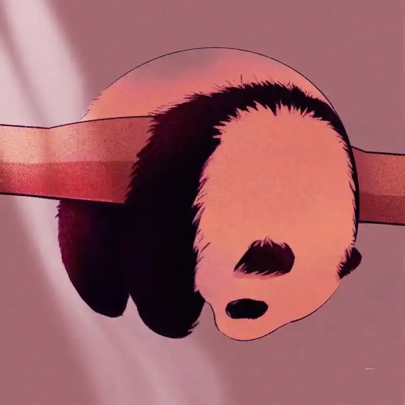 优质头像 #插画 #熊猫 - 抖音
