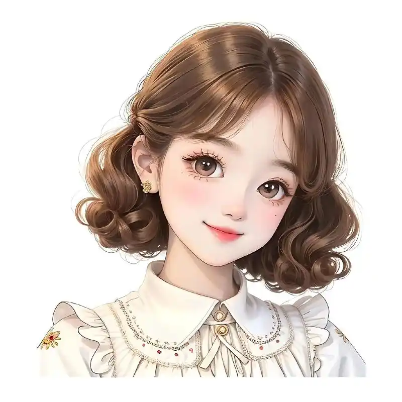 短发女生也很有魅力.#优质头像 #女生头像 #甜系女孩 #漫 - 抖音