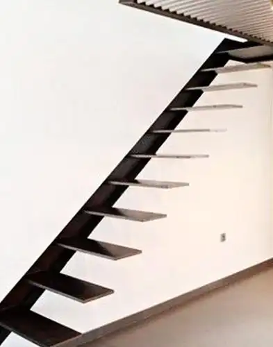 悬浮式楼梯是这样做出来的,是不是比现浇楼梯容易多了