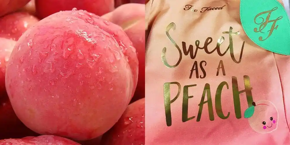 甜甜的蜜桃色彩妆 萌到让你想吃了它