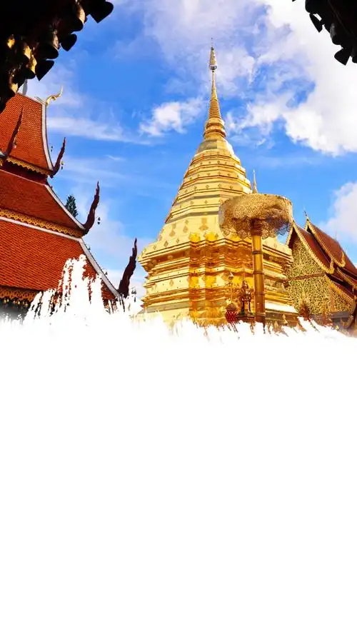 泰国旅游h5背景素材