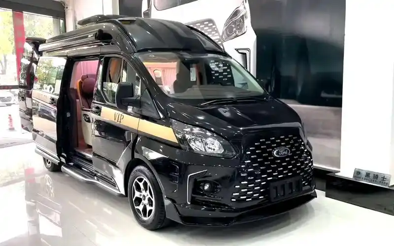 小巧玲珑,一车多用,老板们都喜欢的福特黑骑士三代商旅房车_哔哩哔哩