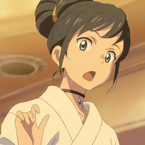 《天气之子》天野阳菜,双马尾的阳菜太可爱啦,动漫头像壁纸自剪