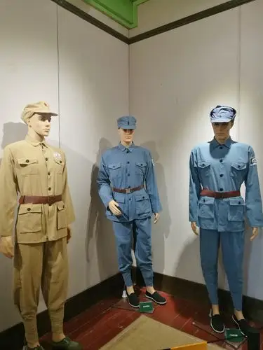 抗日战争时期的军服.