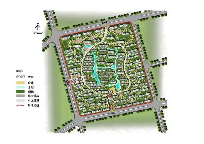 [分享]通城水岸--居住区规划