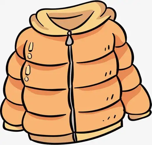 黄色外套黄色卡通羽绒外套