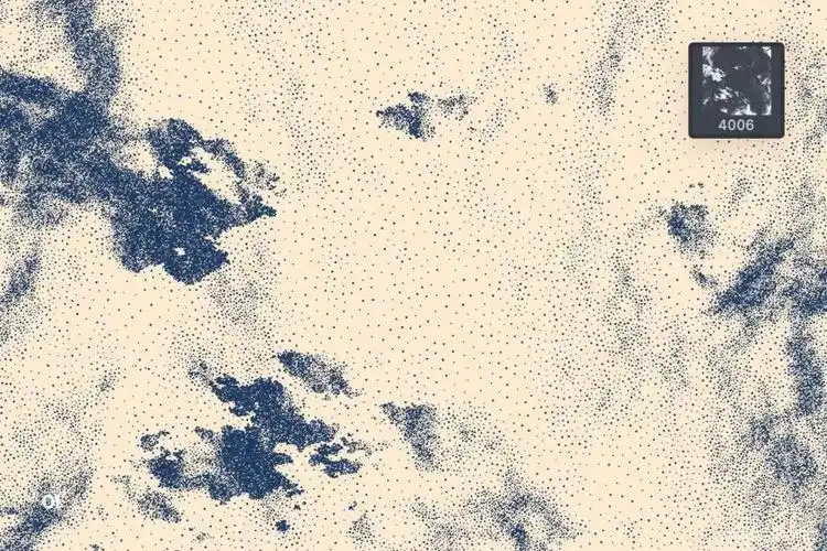 抽象粒状粒子的photoshop噪点笔刷素材