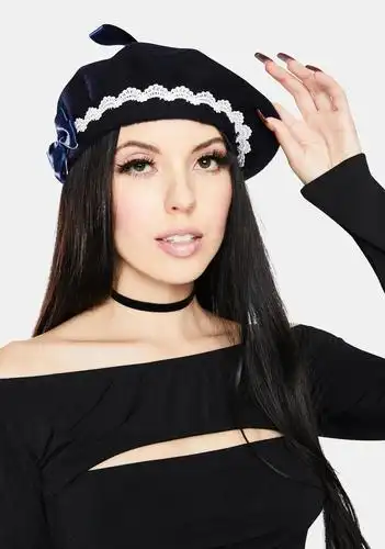 欧洲宫廷少女心水的精美贝雷帽