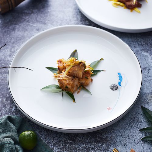 凉菜盘精致盘子家用商用酒店高档创意网红菜盘冷菜碟西餐摆盘餐盘