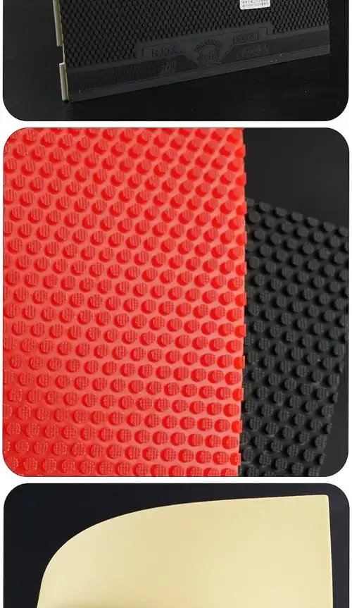 友谊729乒乓球拍胶皮生胶乒乓球胶皮反手套胶级单张 黑色38 1.