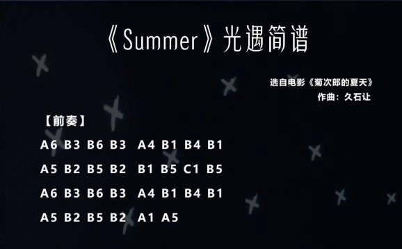 光遇数字简谱汇总光遇好听的乐谱分享