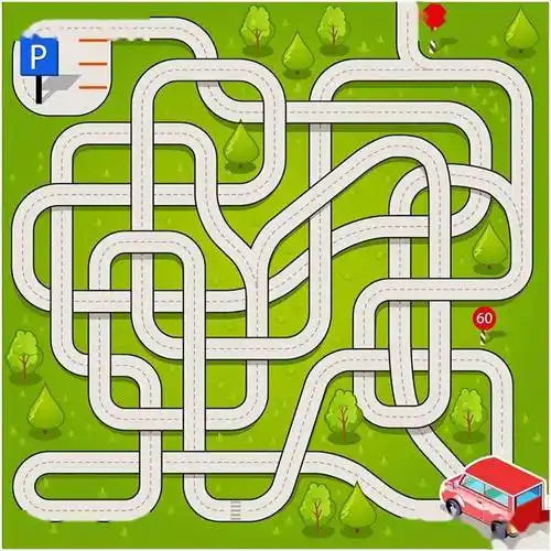 想提高持续型专注力的话,可以玩迷宫的游戏,给一张迷宫图和一支笔,让