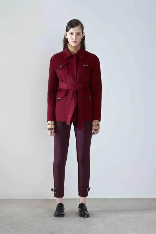 womenwear 19秋冬新品】kanoe/kanoe 牛角装饰猎装外套 两色 女士西服