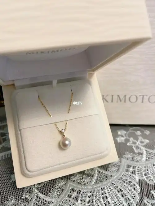 mikimoto御木本珍珠项链经典戴妃款