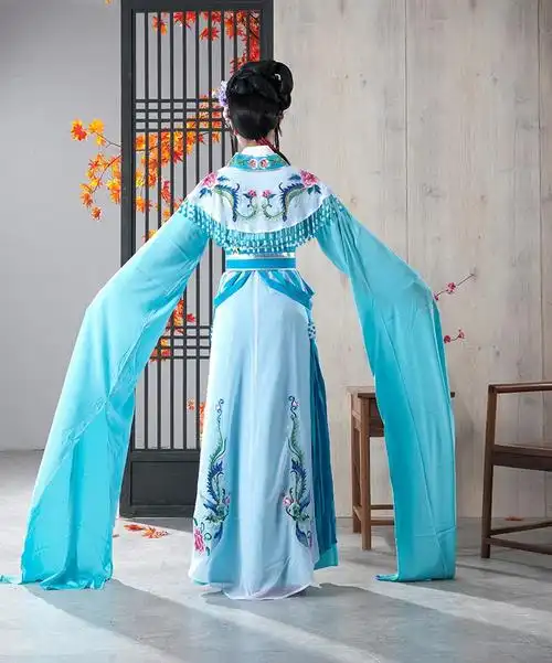 戏服戏曲服装越剧花旦狸猫换太子李妃娘娘图案可选定制舞台演出表演服