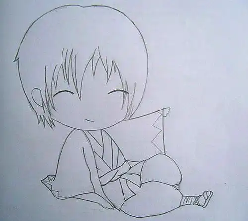 铅笔手绘q版动漫人物9张 2动漫绘画cilacila动漫