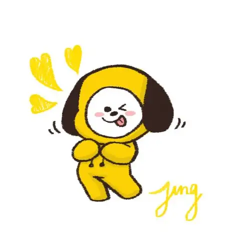 ins: jung_086 bt21 van koya rj shooky mang chimmy tata cooky