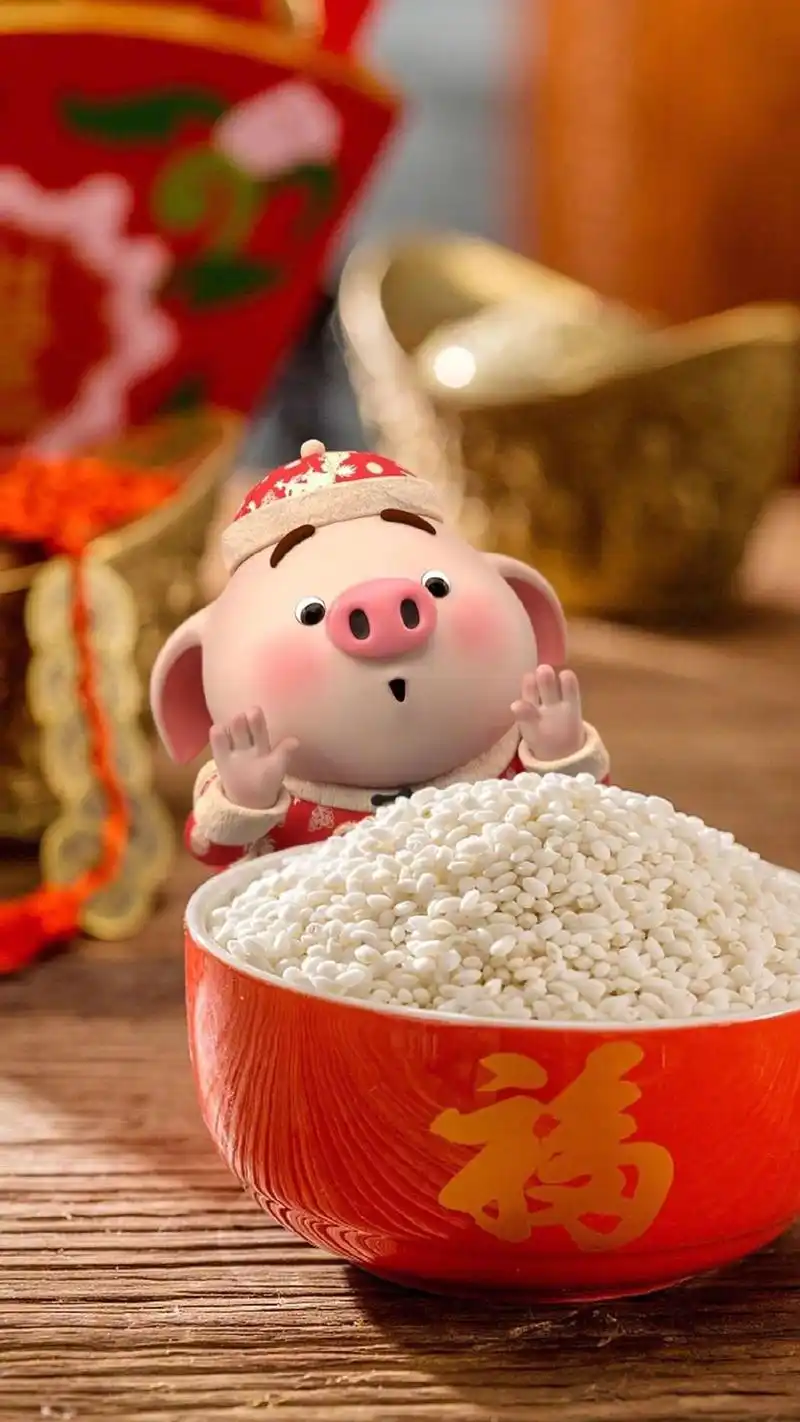 可爱小猪猪卡通动漫手机壁纸图片