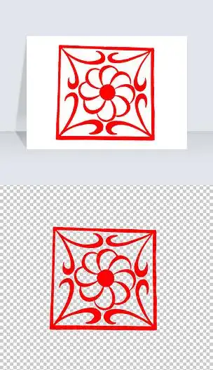 手绘古典中国风花纹花边png