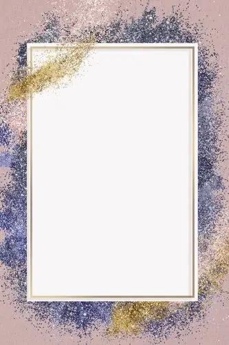 紫色亮粉色背景上的闪亮边框psd