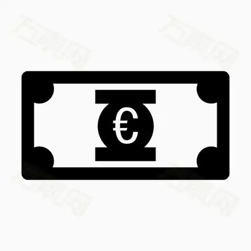 欧元钞票图标