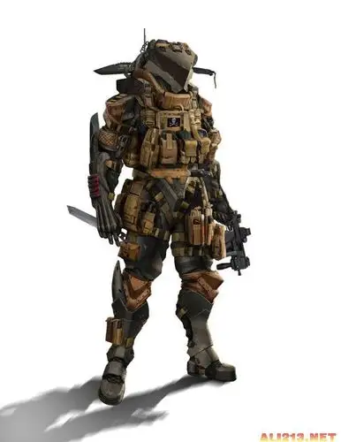 超炫科幻士兵!武装到牙齿的概念设计图欣赏