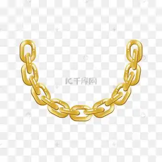 金色卡通链子