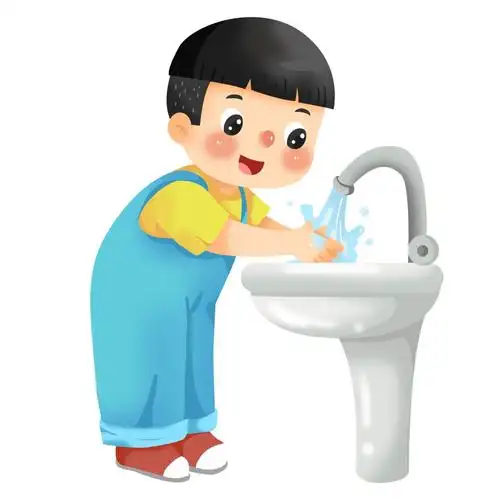 天天洗手爱干净,赶走病毒我能行.