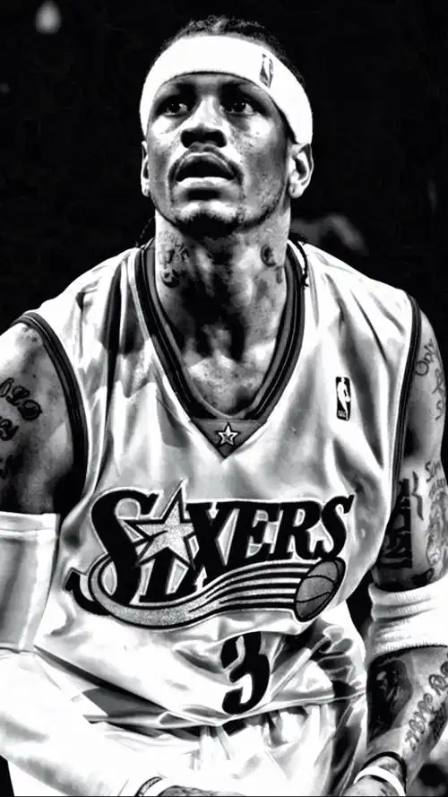 艾弗森黑白壁纸赏析青春就是这么简单