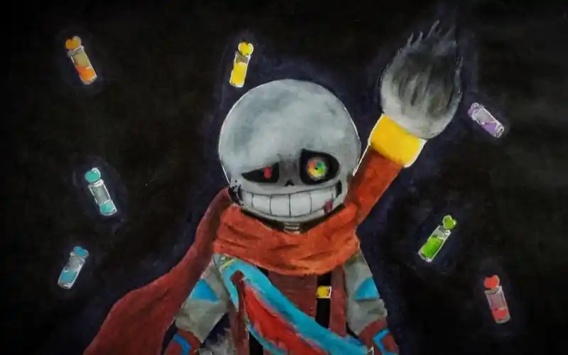 ink sans 最后的色彩 画渣警告!