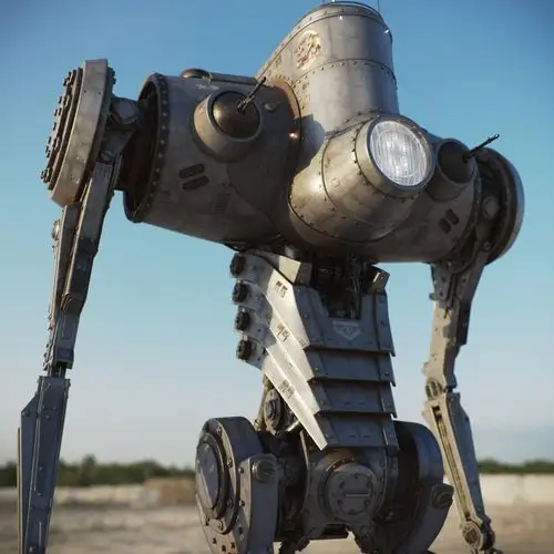 蒸汽朋克机甲机器人国外设计师baldasseroni