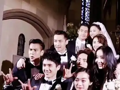 袁弘婚礼上最帅的伴郎团和最美伴娘团#袁弘伴郎团 #最帅伴郎团