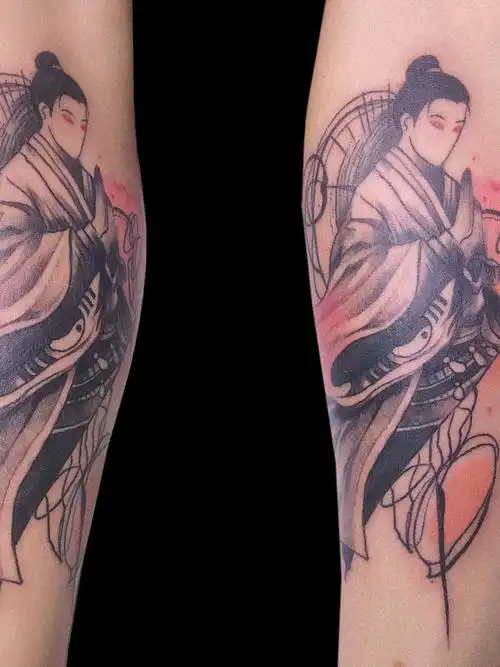 小道士_纹身图案手稿图片_李辣草的纹身作品集