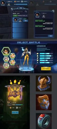 15年游戏界面设计|ui|游戏ui|空格子 - 原创作品 - 站酷 (zcool)