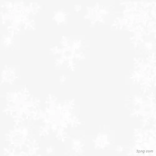 雪花漂浮png素材透明免抠图片-节日元素