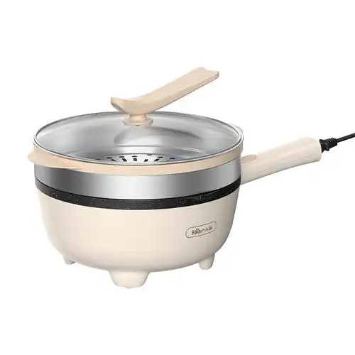 小熊(bear)电炒锅 4升容量 带不锈钢蒸笼 dcg-a30m1