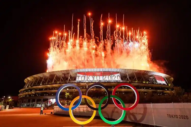 东京奥运会开幕式奥运健儿加油