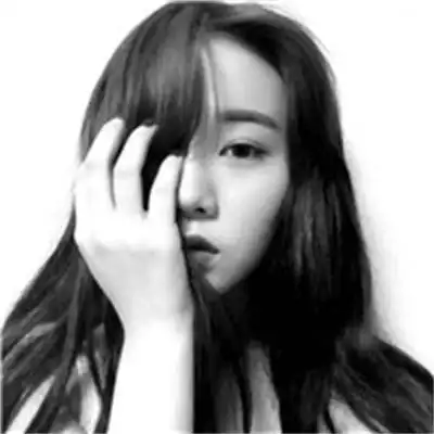 女生黑白头像图片真人伤感美丽女人真人高清唯美图片大全