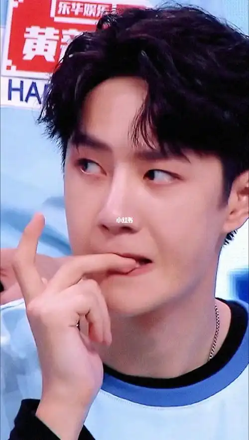 中国人不骗中国人我爱王一博咬手指哈哈哈