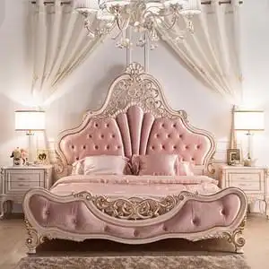 法式公主床女孩图片