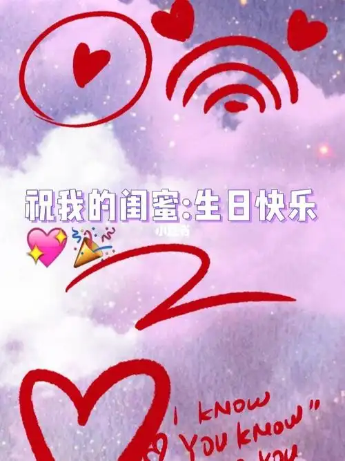 祝我的闺蜜生日快乐78