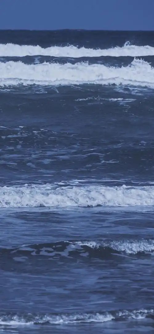 手机壁纸|深蓝色系|雾霾|月色|海浪