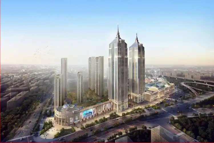 环球港双子塔效果图