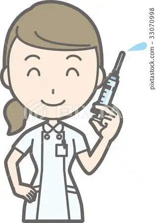 护士打针卡通简笔画