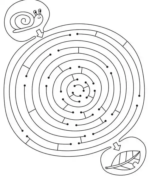 幼儿园迷宫-简单版(可打印)