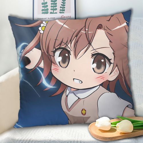 御坂美琴抱枕双面某科学超电磁炮定制来图定做照片diy睡觉方枕头