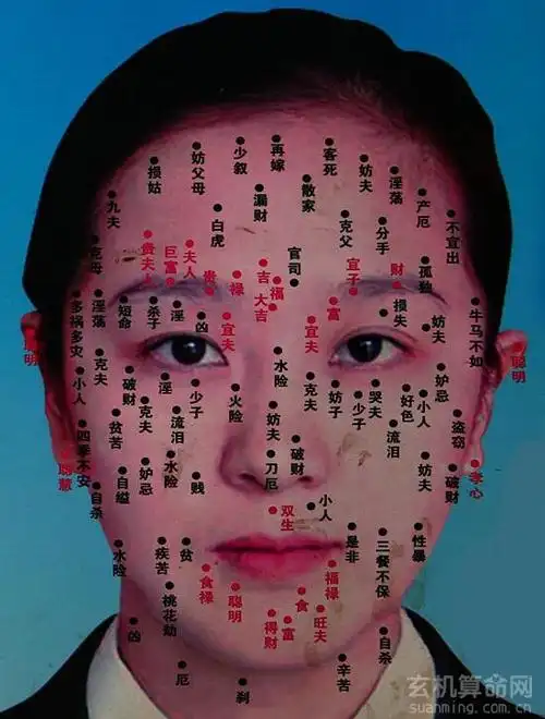 痣的位置与命运图详解不同痣相反映不同性格命运