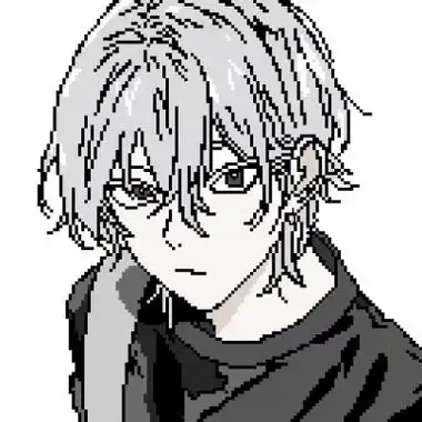 像素风男头像个性简约手绘像素风